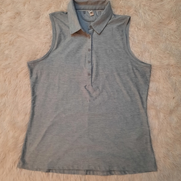🌟 Under Armor gray sleeveless top size xl - Picture 1 of 7